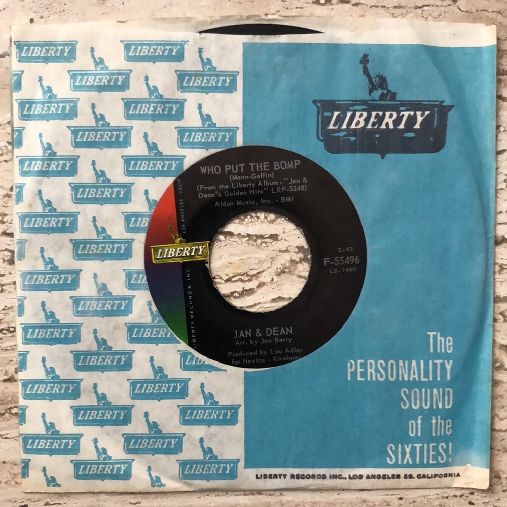 Jan & Dean My Favorite Dream Vinyl 45 Record '62